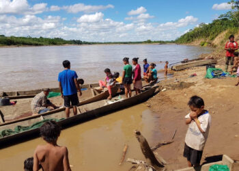 Pueblo Esse ejjas habita a las orillas del río Beni. Foto: Reacción Climática