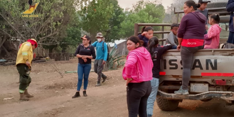 Central Indígena Paiconeka reporta urgente evacuación de niños desde las comunidades por incendios