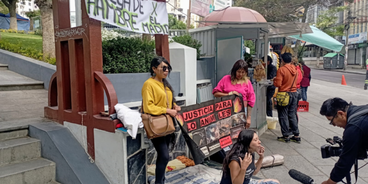 Protestas en puertas del Sernap y del ministerio de Defensa exigen apoyo para sofocar incendios en Parque Madidi