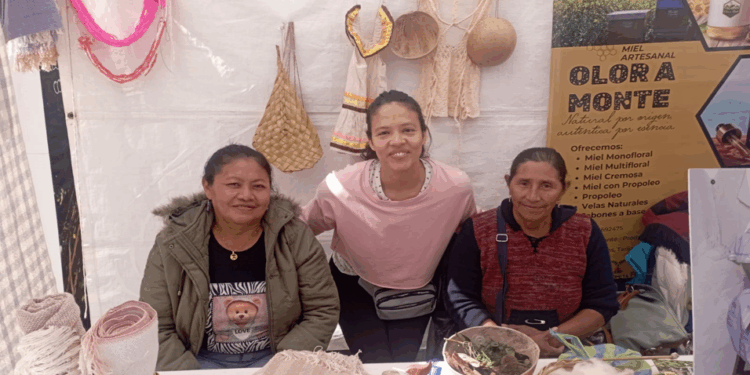 Productores ofertaron desde papas y miel hasta tejidos de fibra en centro paceño