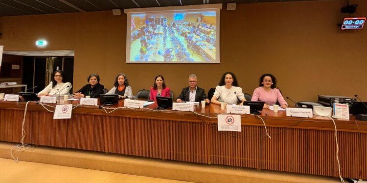 Foto archivo del EPU a Bolivia en Ginebra, enero de 2025