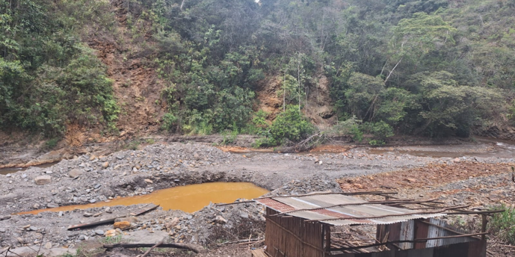 Contaminación aurífera asola a varias comunidades de Los Yungas