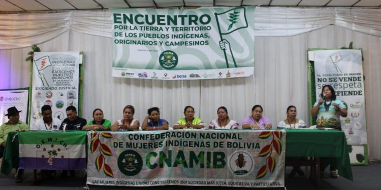 Encuentro Tierra y Territorio debate acciones para enfrentar Ley 1720 mientras la marcha de Pando avanza
