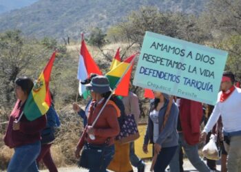 Marcha de defensoras y defensores de Tariquía