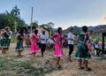 Pueblo Tacana bailando una danza típica. Foto. J. Mercado