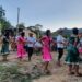 Pueblo Tacana bailando una danza típica. Foto. J. Mercado