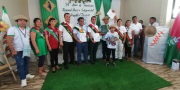 Concejo Municipal de San Buenaventura, tras la aprobación de la ley que declara al municipio libre de minería